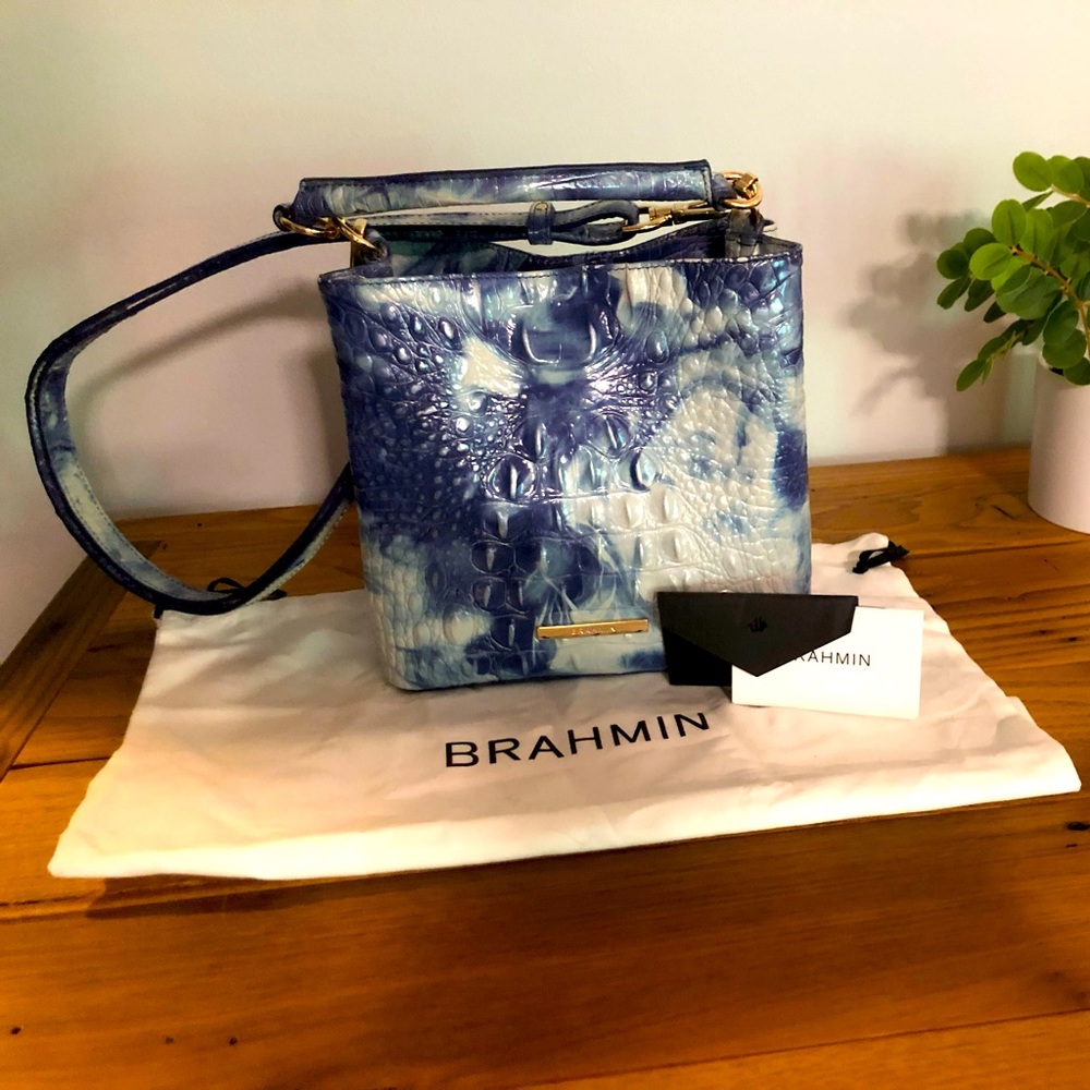 Brahmin Mini Amelia Chambray
